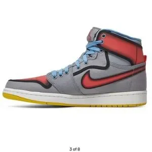 Nike | Shoes | Euc Air Jordan Nike Rttg Barcelona Blue Red  display picture 2